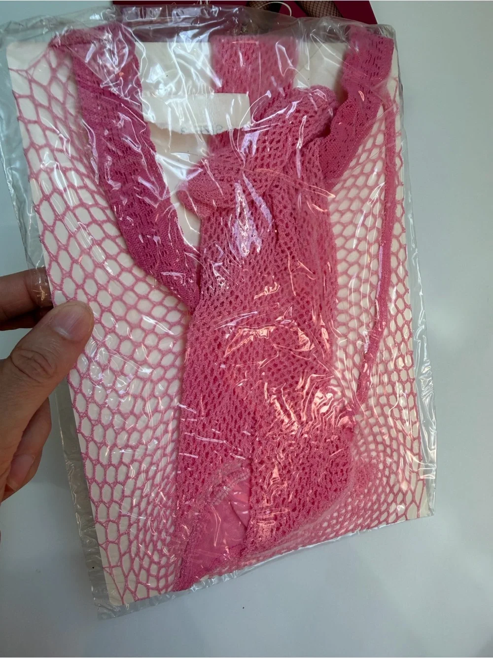 Victoria's Secret Sexy Little Things Fishnet Stockings - Bubble Pink